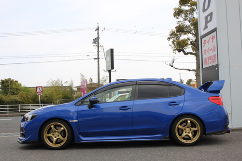 希少SUBARUゴールドホイール インプレッサ WRX STI 祝！ご納車！WRX STI ゴールドホイールインストールの巻 ｜ KUHL